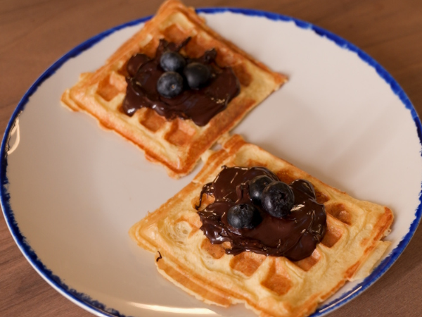 Waffles keto e proteici