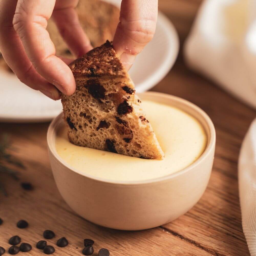 kenatale il keto panettone ketofood con crema di mascarpone