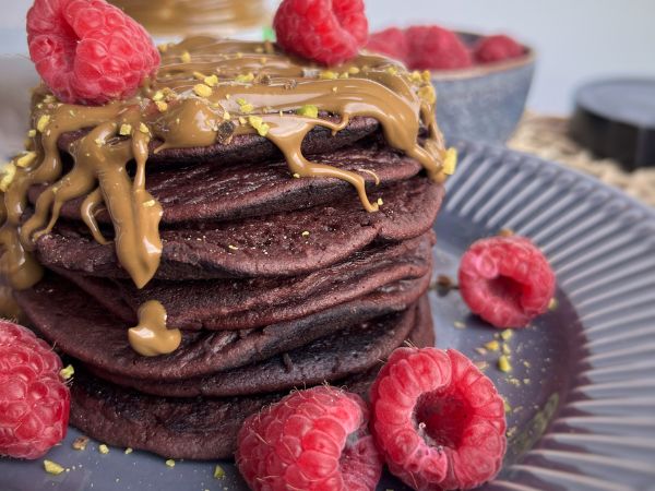 pancake al cacao ketofood per dieta low carb e cheto