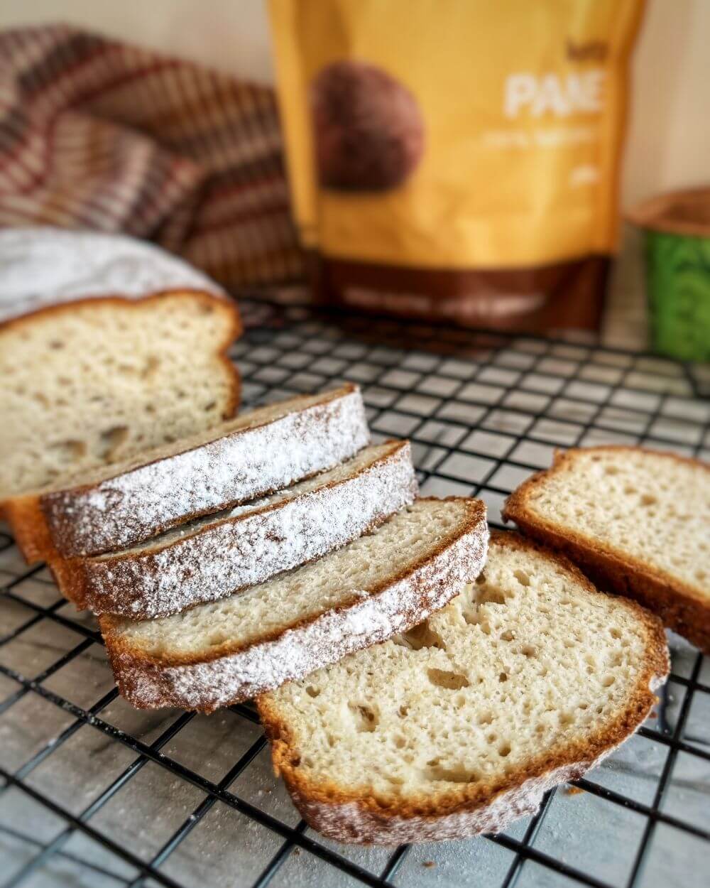 pane ketofood bauletto dolce - senza glutine senza lattosio per dieta chetogenica