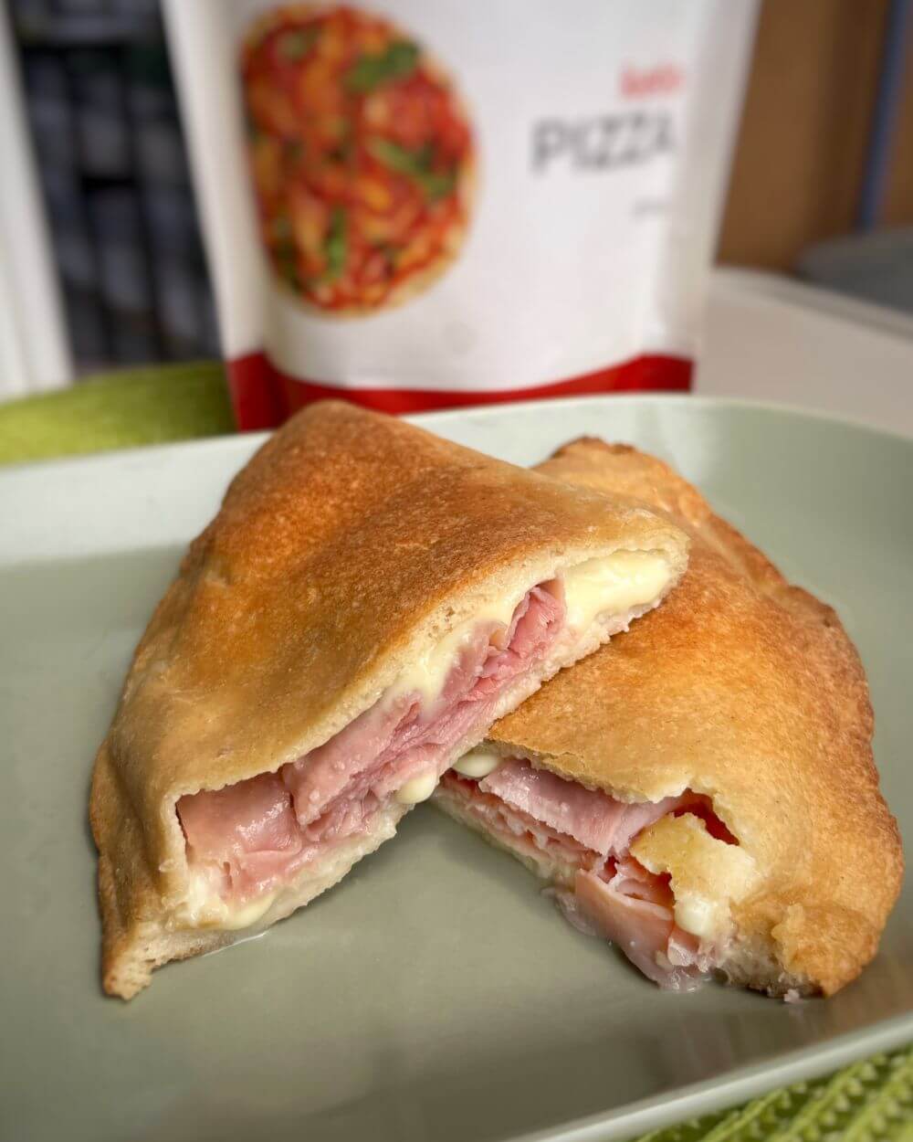 panzerotti prosicutto e formaggio per dieta chetogenica - ketofood