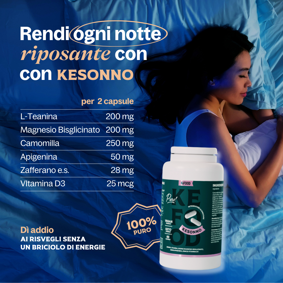 SONNO PROFONDO, ADDORMENTATI VELOCE, STOP RISVEGLI NOTTURNI