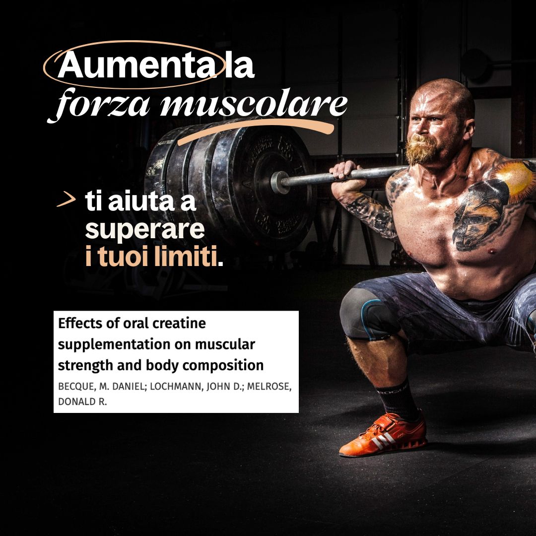 CREATINA MONOIDRATO IN POLVERE 500G - KECREATINA