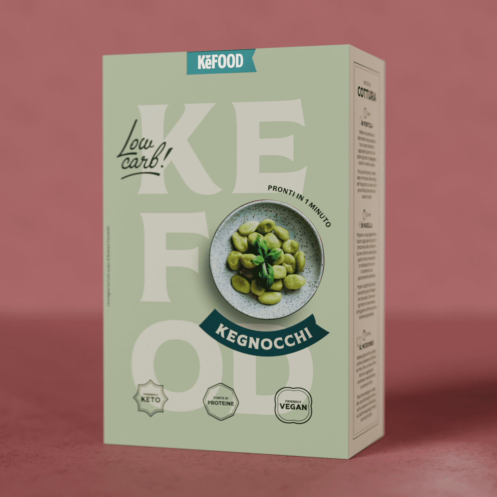 KEGNOCCHI - GNOCCHI ARTIGIANALI AGLI SPINACI KETO VEGAN