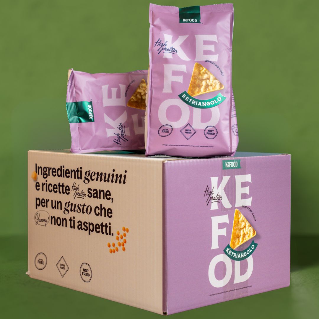 KETRIANGOLO - TRIANGOLINI PROTEICI DI LENTICCHIE E CECI BOX 8 PZ