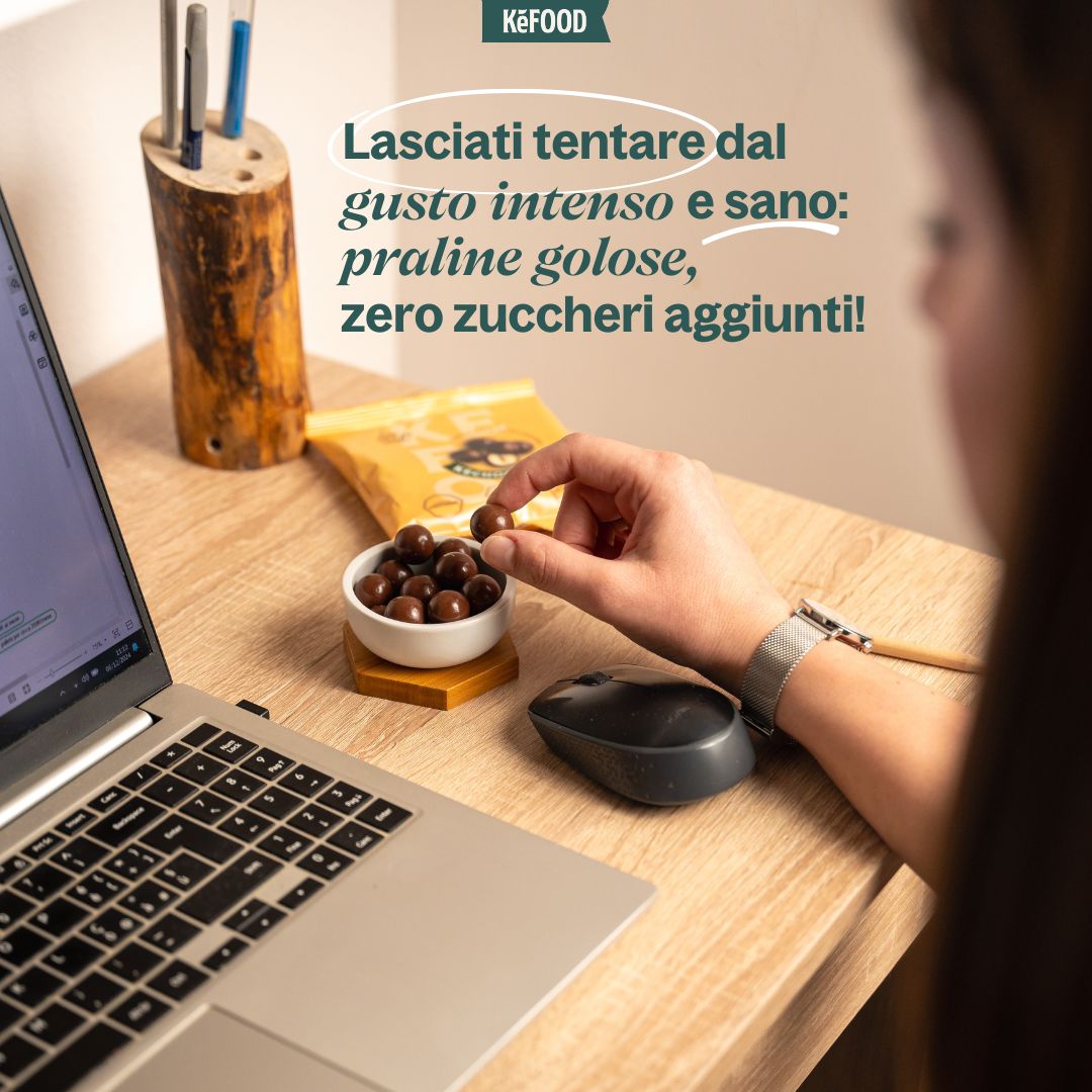 KECHOCO BALLS - PRALINE PROTEICHE DI CIOCCOLATO E NOCCIOLE BOX DA 10 PZ (KETO FRIENDLY)