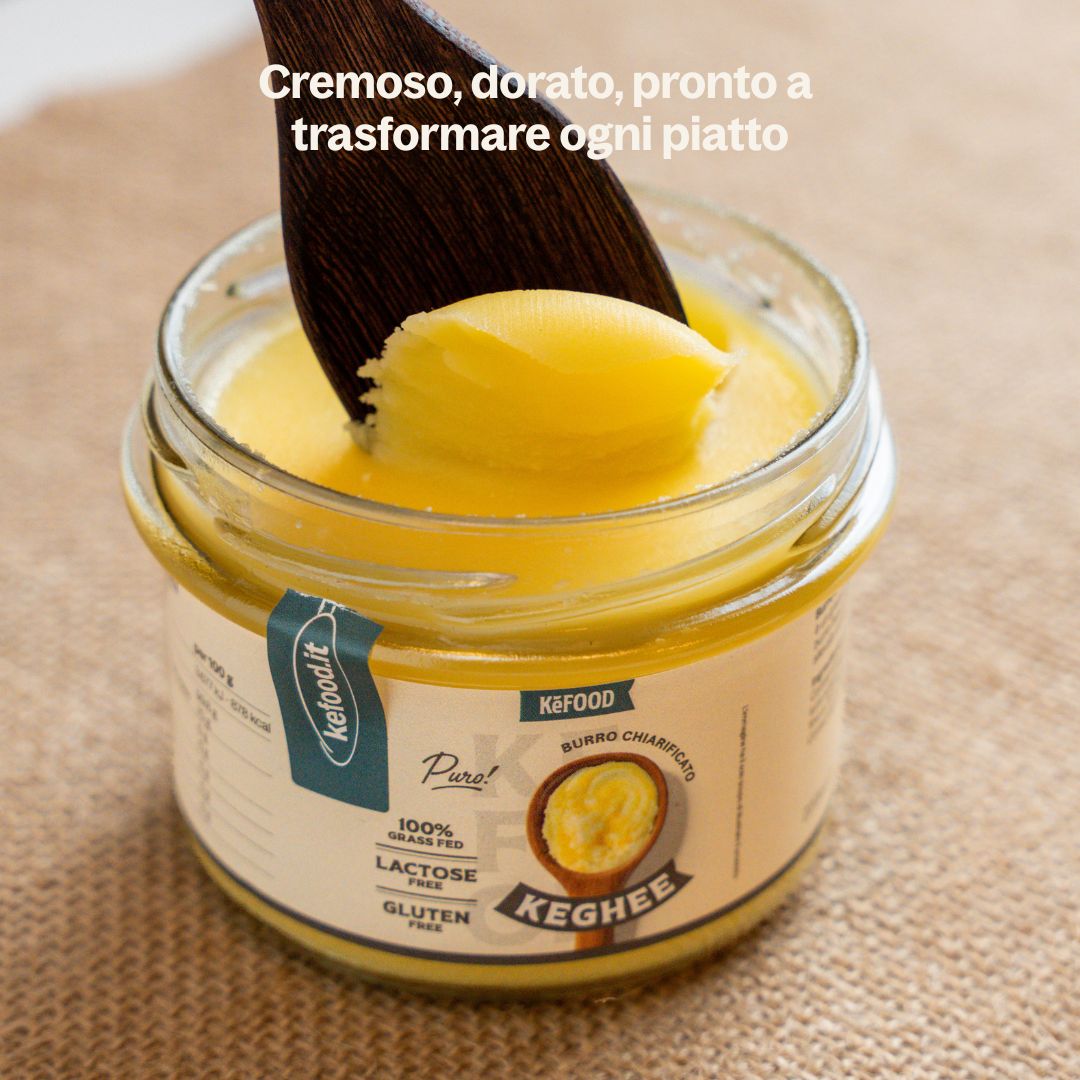 GHEE GRASS-FED 220 ML BURRO CHIARIFICATO SENZA LATTOSIO COTTURA PERFETTA