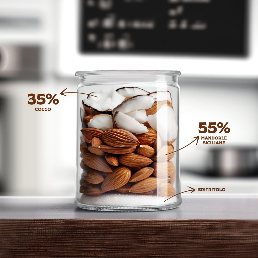 KECOCCOLA 250G CREMA SPALMABILE COCCO E MANDORLA SENZA ZUCCHERO