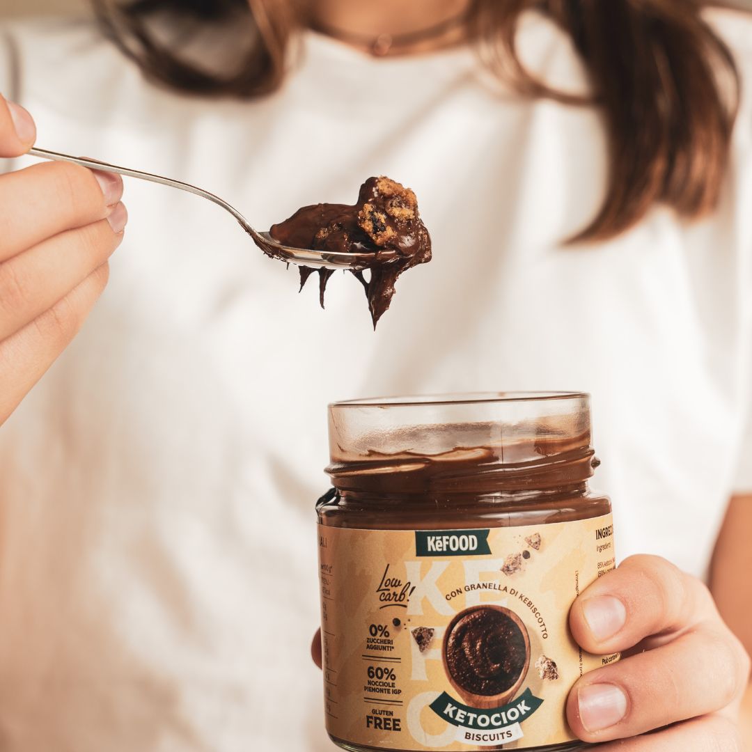 KETOCIOK BISCUITS 250G CREMA NOCCIOLE IGP CACAO E GRANELLA DI KEBISCOTTO