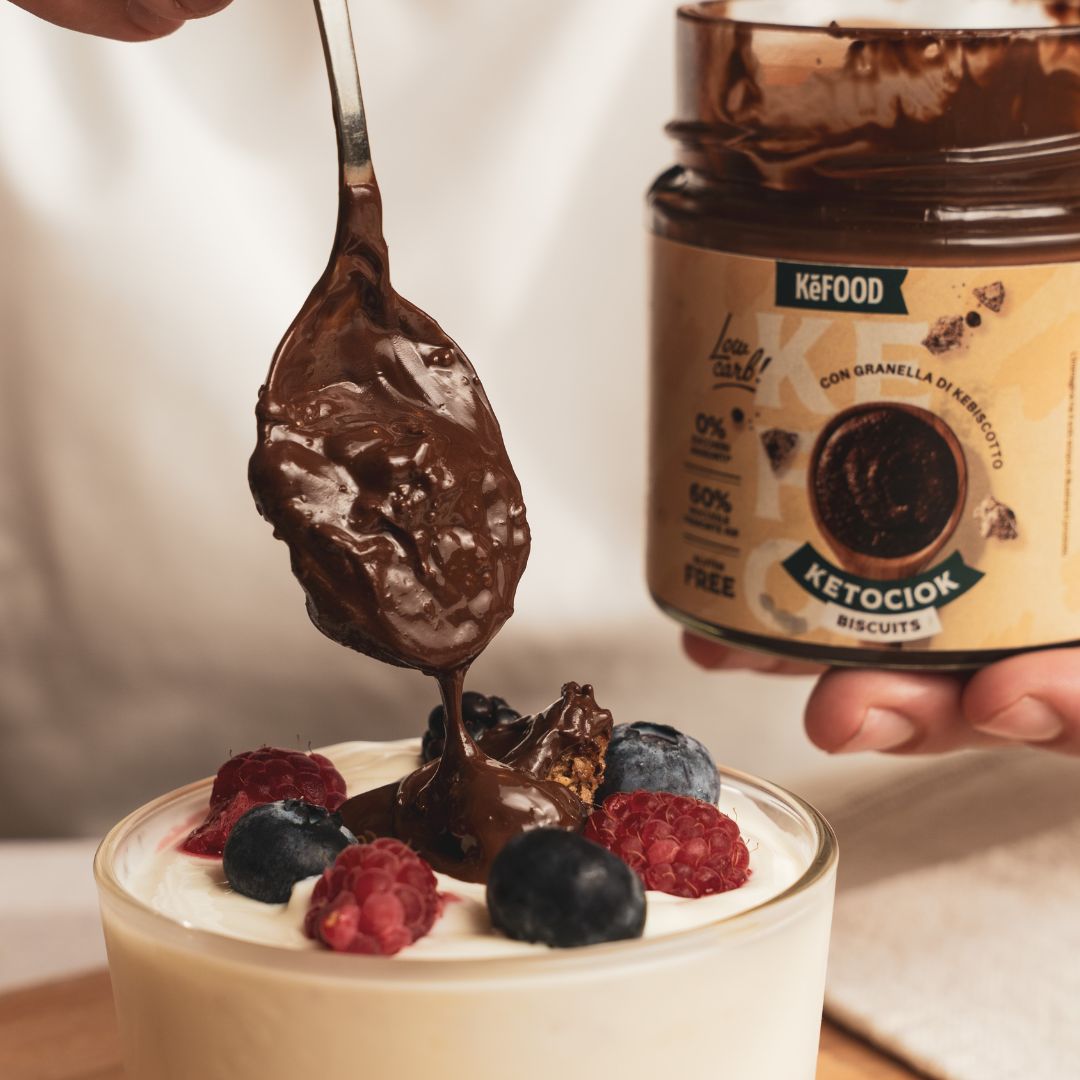 KETOCIOK BISCUITS 250G CREMA NOCCIOLE IGP CACAO E GRANELLA DI KEBISCOTTO