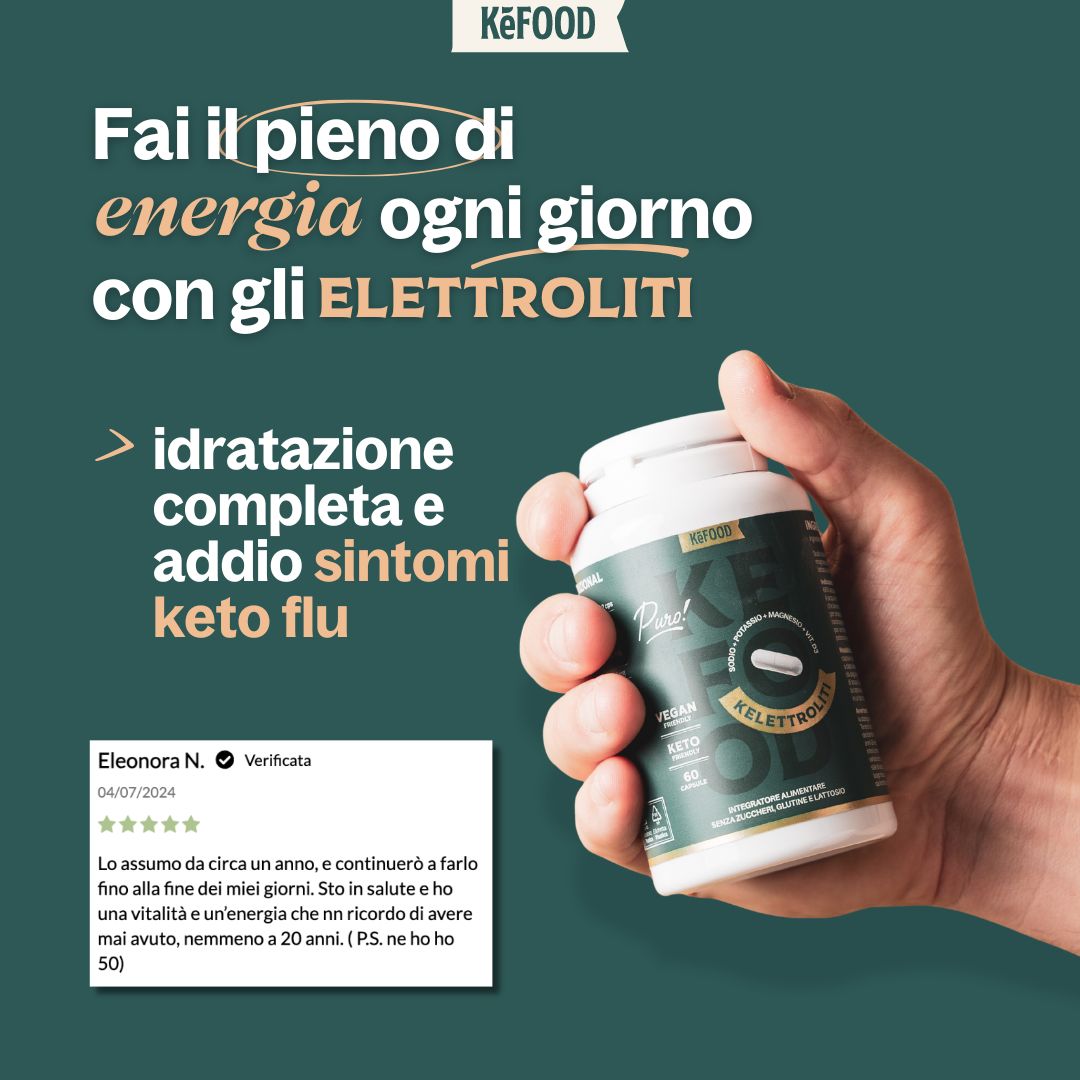 STARTER PACK DIETA CHETO: INTEGRATORI ESSENZIALI, VIDEO CORSO E RICETTARIO