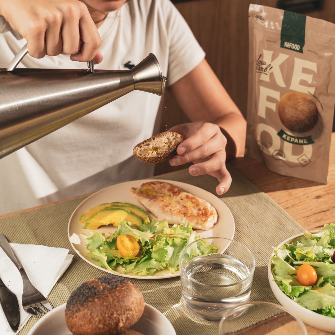 PANE DIETA CHETOGENICA SENZA GLUTINE E LATTOSIO