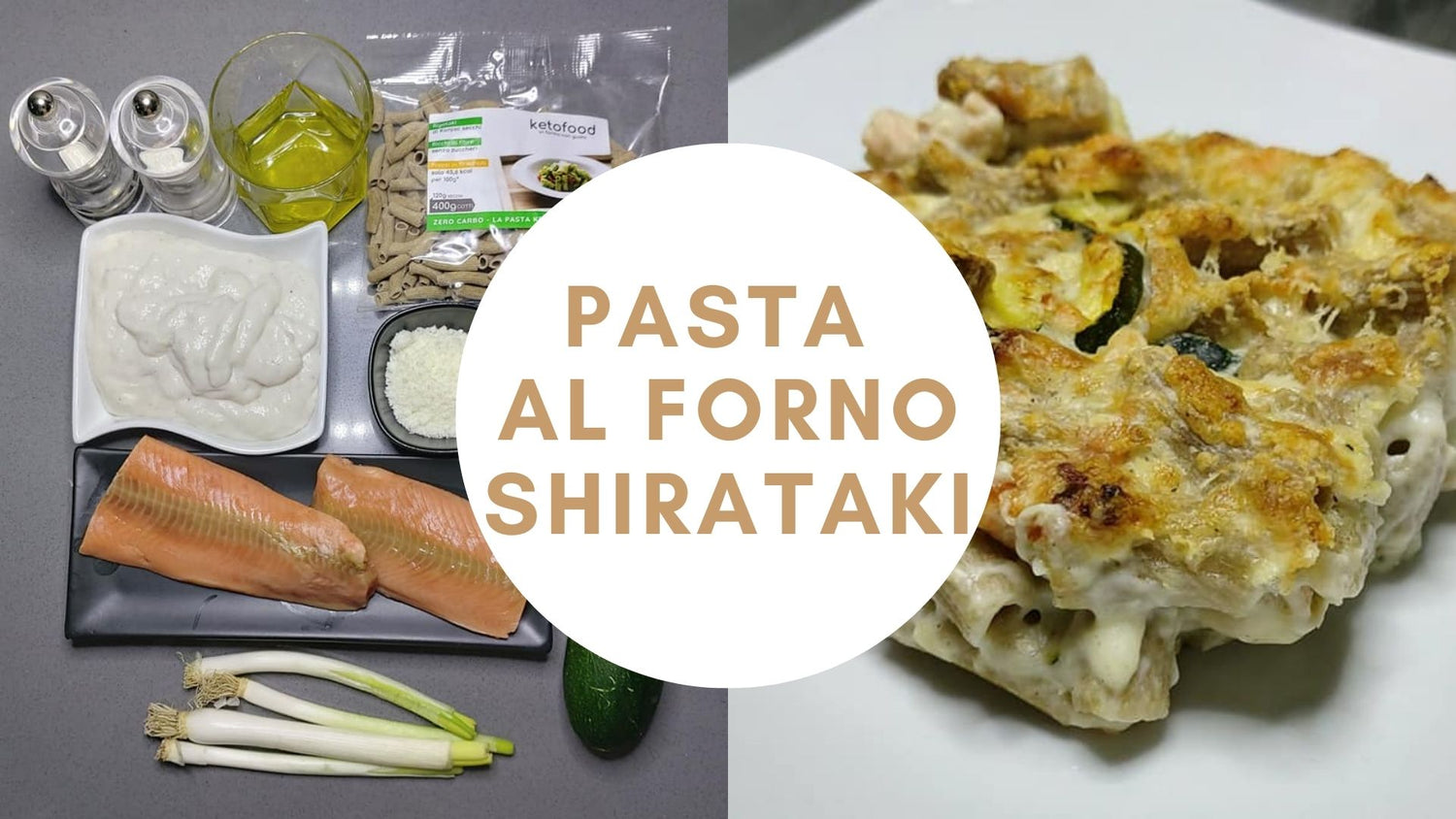 Pasta al forno con shirataki