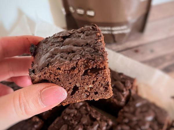 Brownies low carb al doppio cioccolato