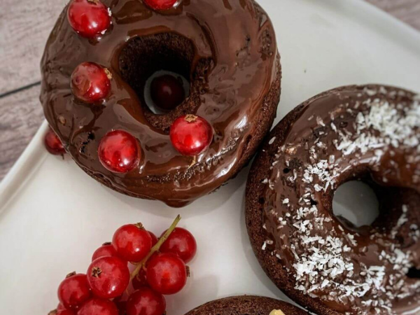 Donuts al cioccolato