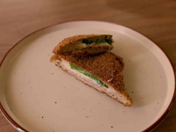 Mozzarella in carrozza cheto