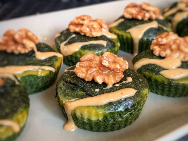 Muffin agli spinaci
