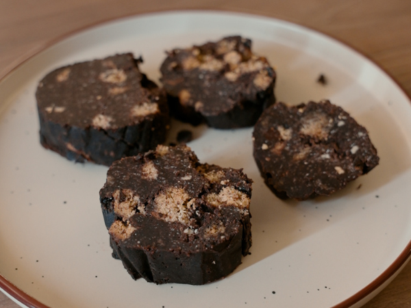 Salame al cioccolato keto