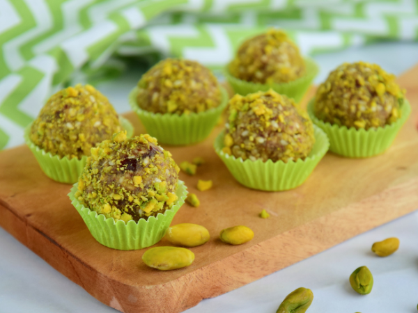 Tartufini al pistacchio