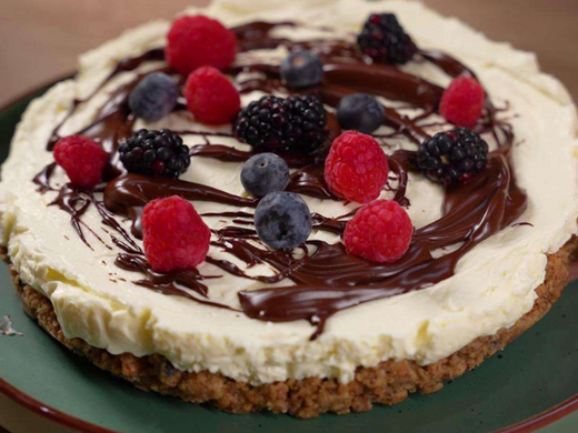 Cheesecake ketociok e frutti di bosco