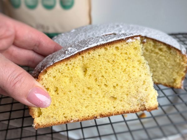 torta paradiso con farina di mandorle ketofood