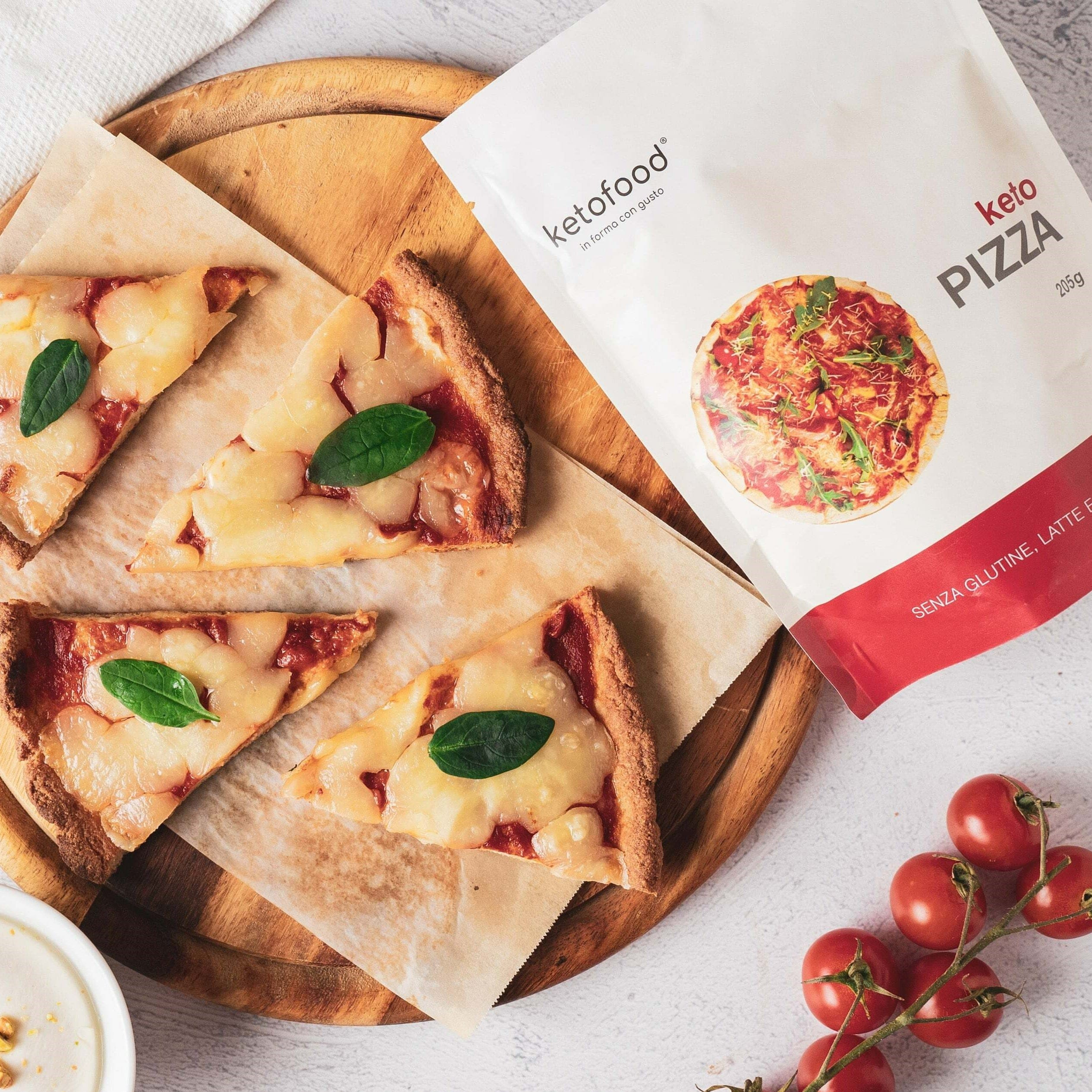 Pizza low carb, keto e senza glutine