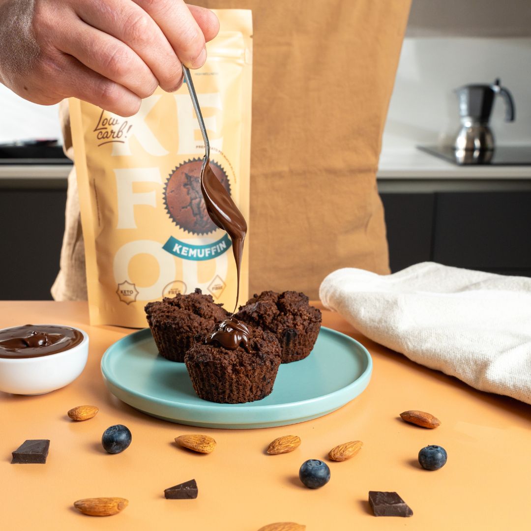 MUFFIN DIETA CHETOGENICA SENZA GLUTINE LATTOSIO E ZUCCHERO