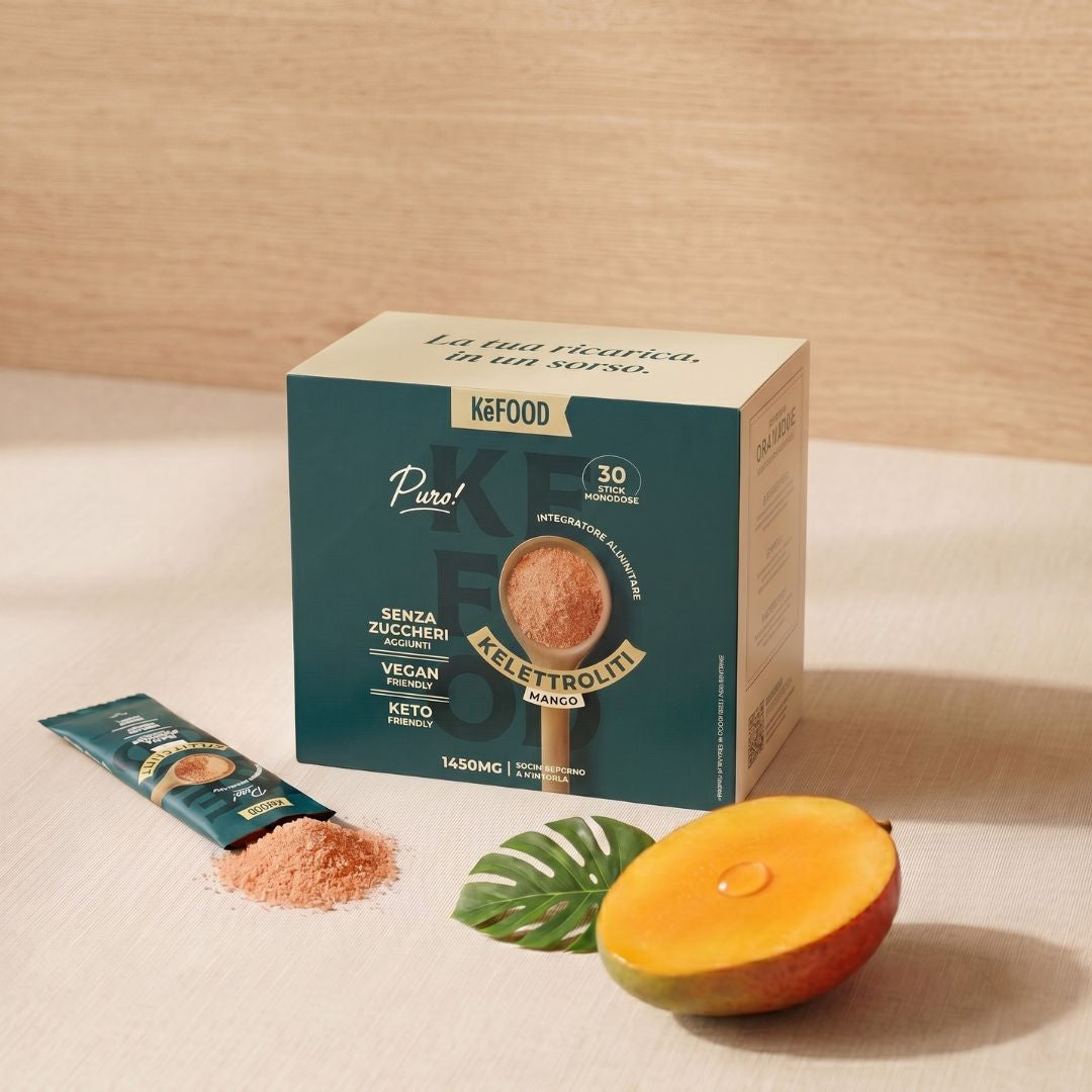 ELETTROLITI IN POLVERE MAGNESIO MALATO, POTASSIO, SODIO – MANGO