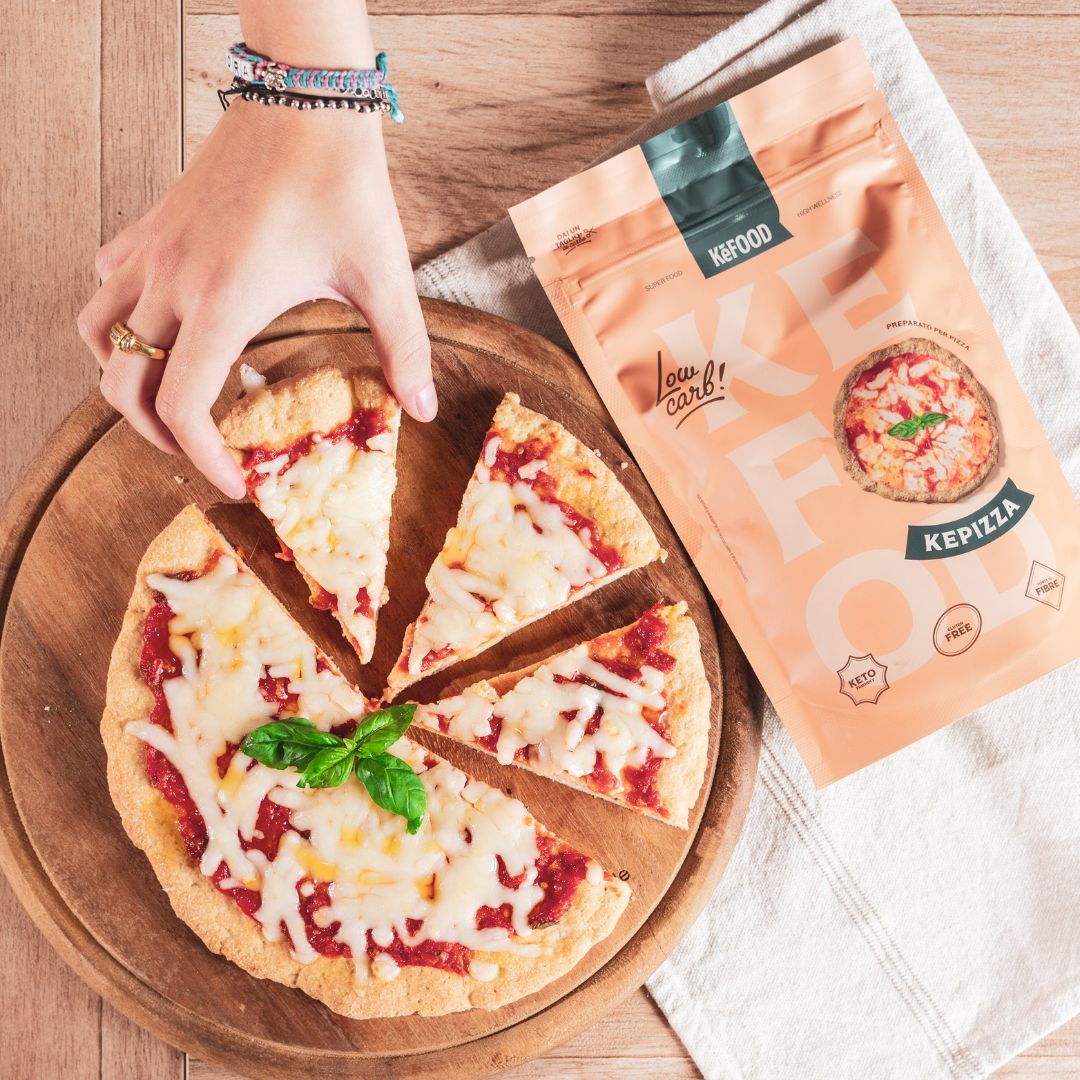 PIZZA DIETA CHETOGENICA SENZA GLUTINE E LATTOSIO