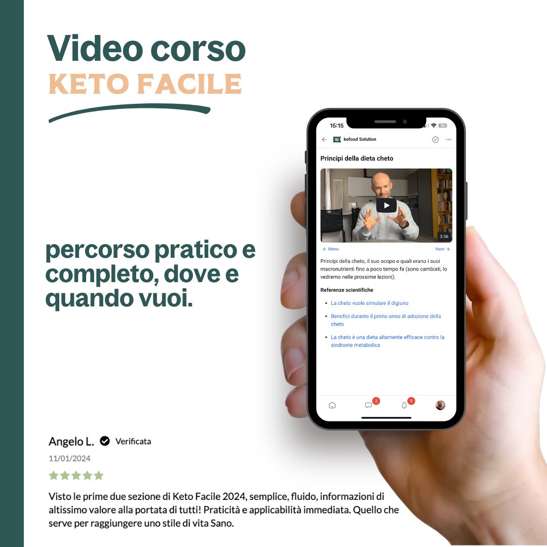 STARTER PACK DIETA CHETO: INTEGRATORI ESSENZIALI, VIDEO CORSO E RICETTARIO