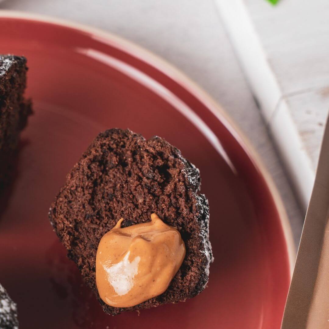 muffin ketofood - l'interno morbido e gustoso per spalmargli sopra una gustosa crema ketofood